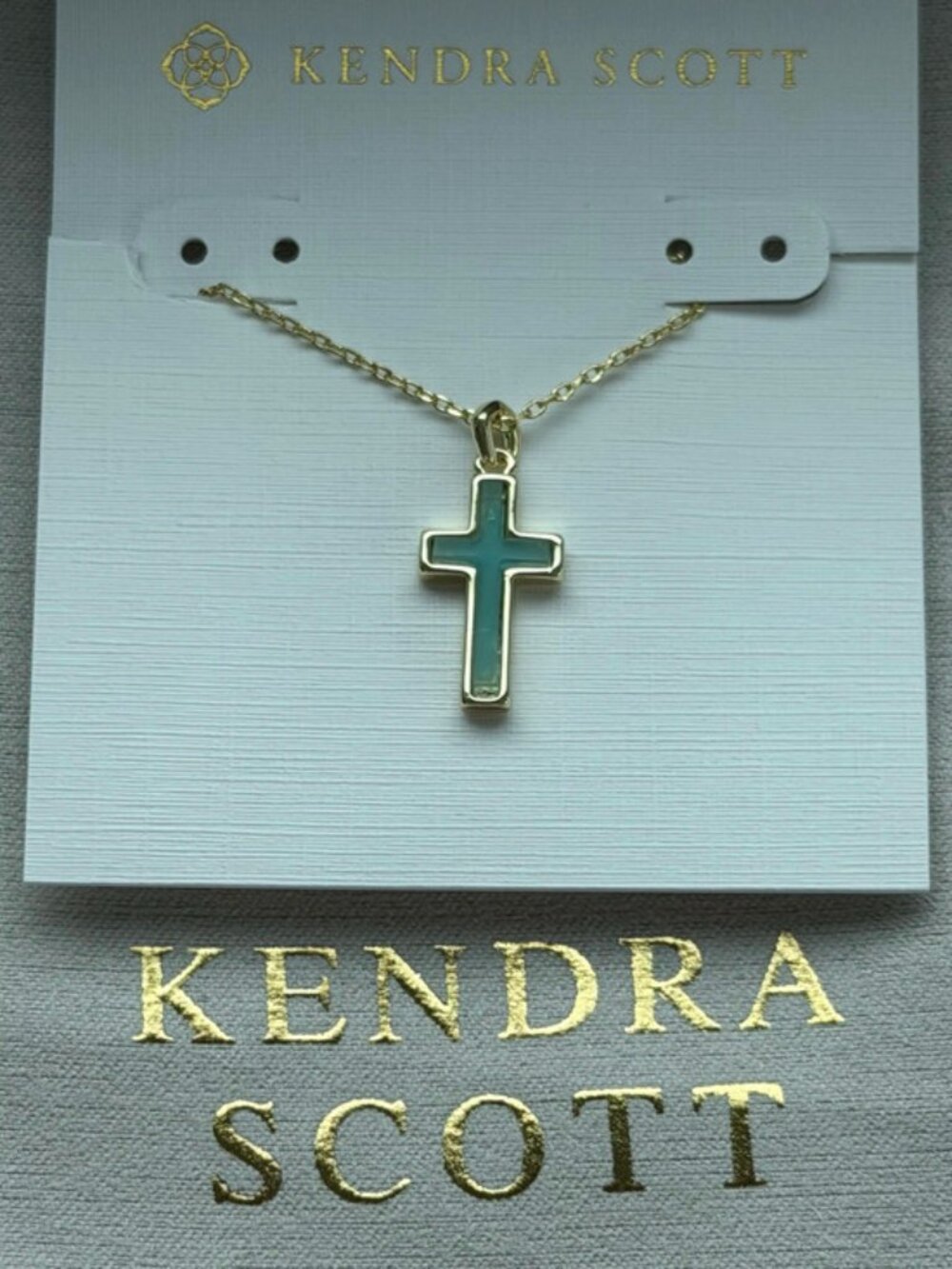 Kendra Scot Cross Pendant Necklace